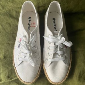 SUPERGA White Rope Sneakers
